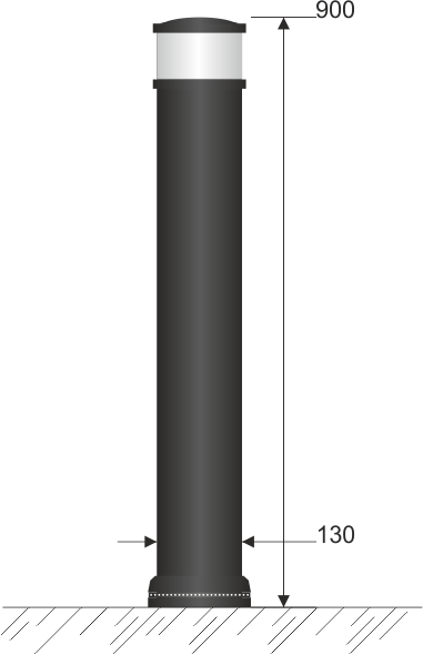 Pole Cone City DK-8 RING KOP Formaat